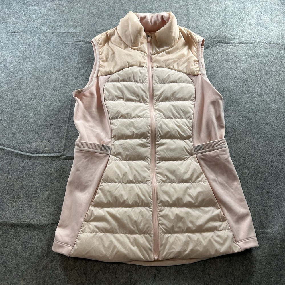 Lululemon Down For It All Puffer Vest Women's 8 Goose Down Light Pink